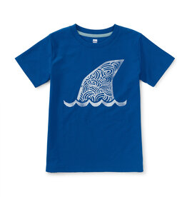 Tea Collection SALE Graphic Tee Sharkfin Bayou Blu