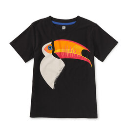 Tea Collection Graphic Tee Toucan  Jet Black