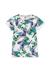 Tea Collection Printed Slim Fit Top Carnival Butterfly