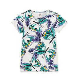 Tea Collection Printed Slim Fit Top Carnival Butterfly