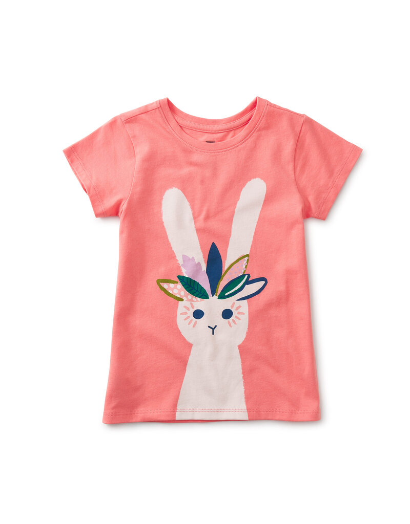 Tea Collection Carnival Bunny Graphic Tee Sunset Pink
