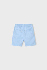 Mayoral Boy Drawstring Twill Shorts Sky Blue
