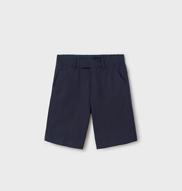Mayoral Linen Bermuda Shorts Midnight