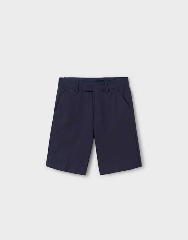 Mayoral Linen Bermuda Shorts Midnight