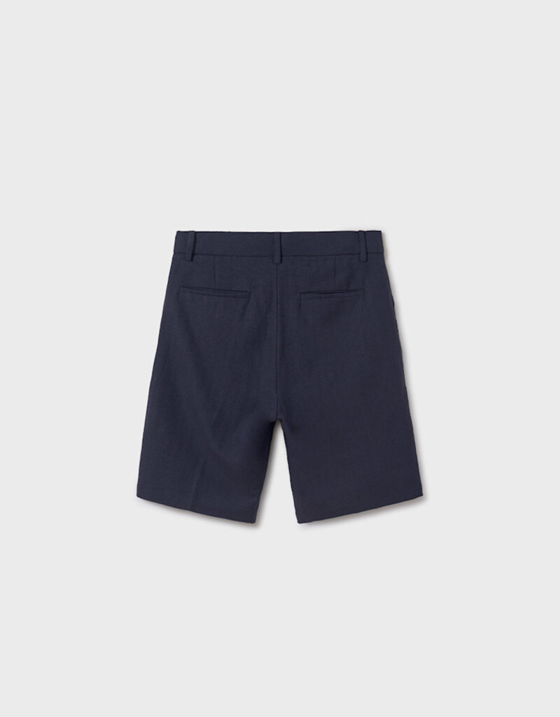 Mayoral Linen Bermuda Shorts Midnight