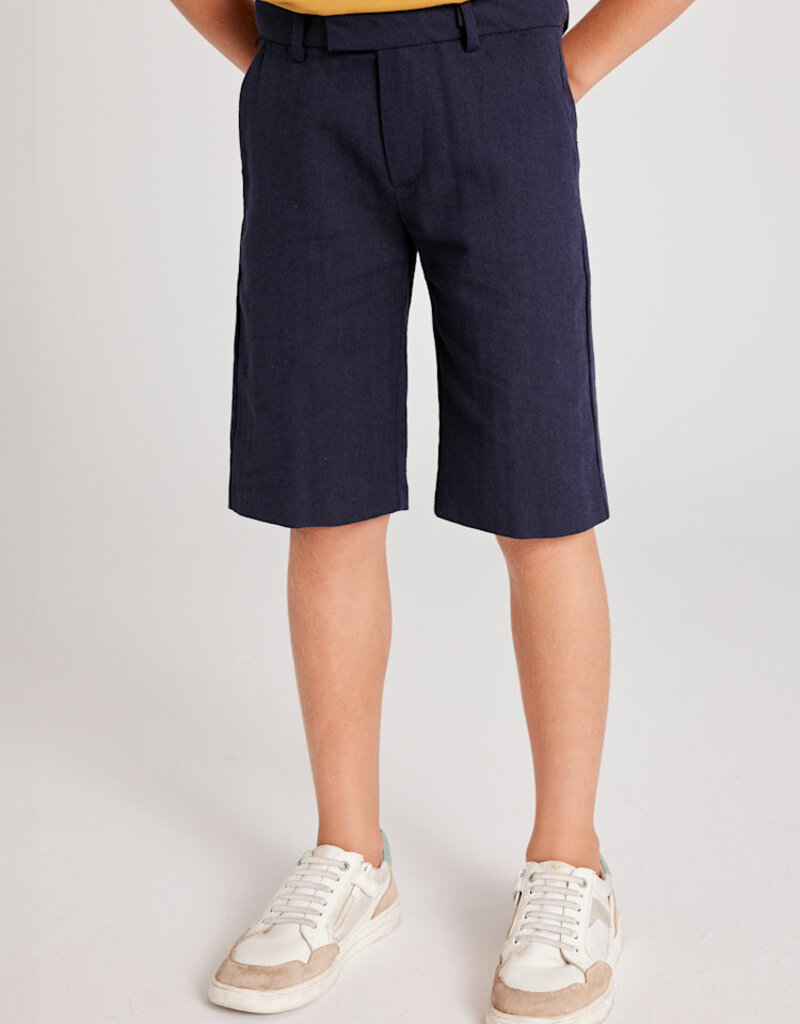 Mayoral Linen Bermuda Shorts Midnight