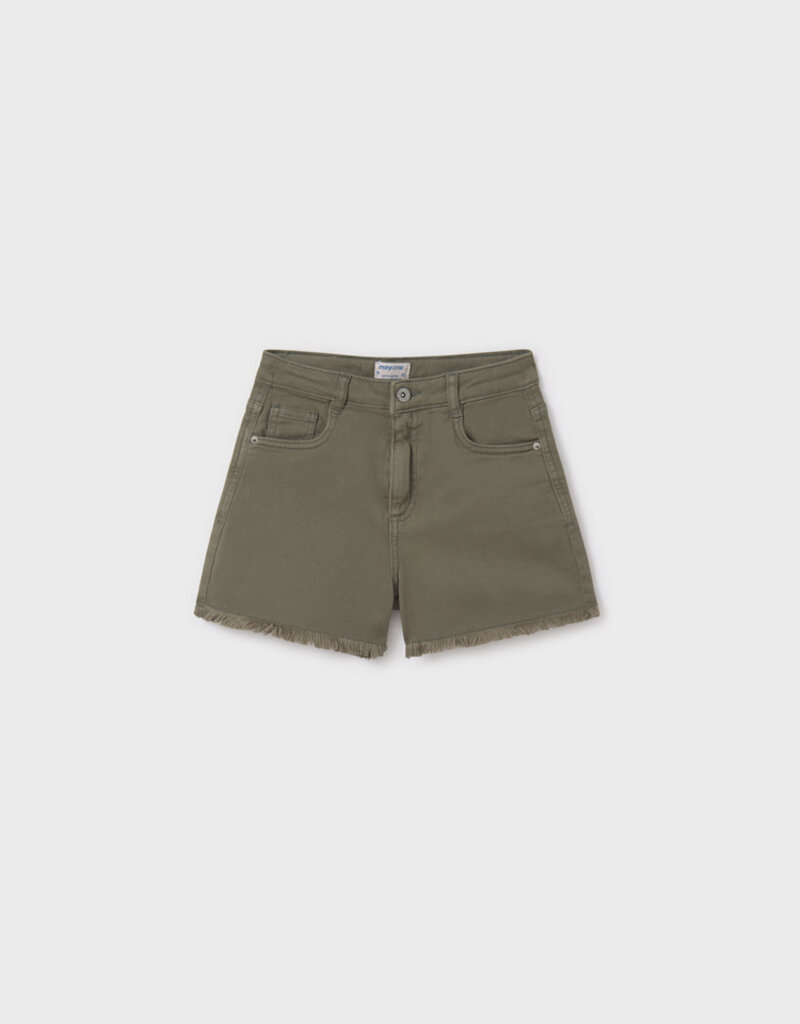 Mayoral Girls Bayleaf Basic Twill Shorts