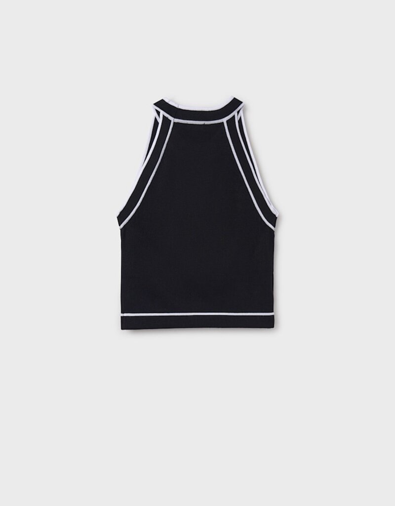 Mayoral Black Crochet Top
