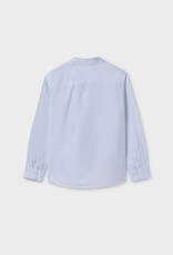 Mayoral L/S Button Up Shirt Sky Stripe