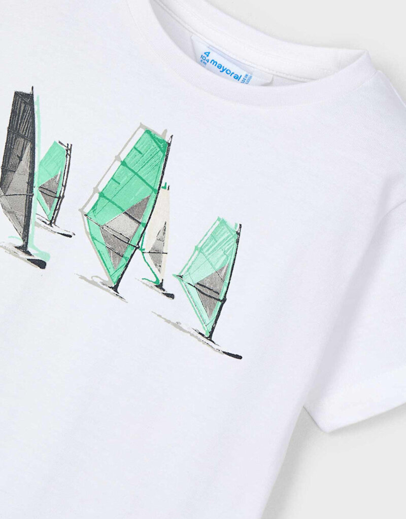Mayoral White Windsurf T-shirt