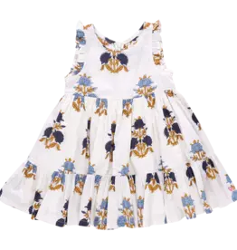 Pink Chicken kelsey dress white flowerette