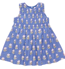 Pink Chicken sleeveless waverly dress periwinkle small bud