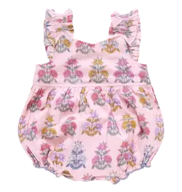 Pink Chicken baby girls via bubble small pink flowerette