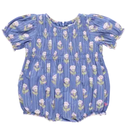 Pink Chicken baby girls waverly bubble periwinkle small bud
