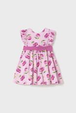 Mayoral Mauve Fruit Print Dress
