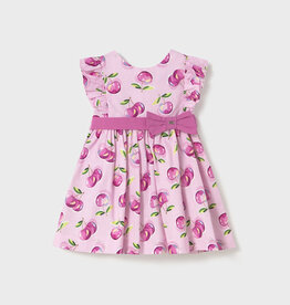 Mayoral Mauve Fruit Print Dress