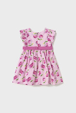 Mayoral Mauve Fruit Print Dress