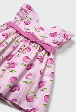 Mayoral Mauve Fruit Print Dress