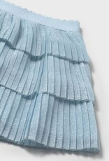 Mayoral Sky Pleated Tulle Skirt
