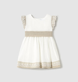 Mayoral Linen Mixed Dress
