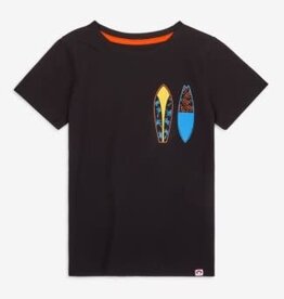Appaman Black S/S Tee Surf Peace
