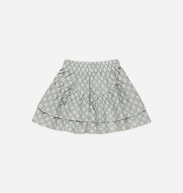 Rylee + Cru Inc. TIERED MINI SKIRT SEAFOAM