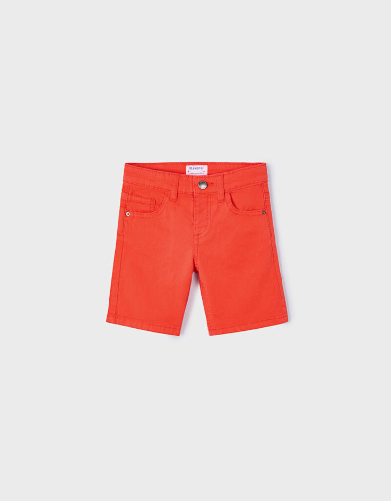 Mayoral 5 Pocket Twill Shorts Red