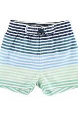 RuffleButts Swim Trunks Coastal Stripe