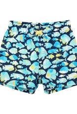 RuffleButts Swim Trunks Fish Friends