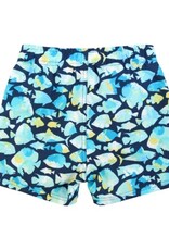 RuffleButts Swim Trunks Fish Friends