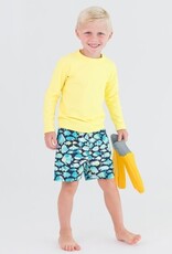 RuffleButts Swim Trunks Fish Friends