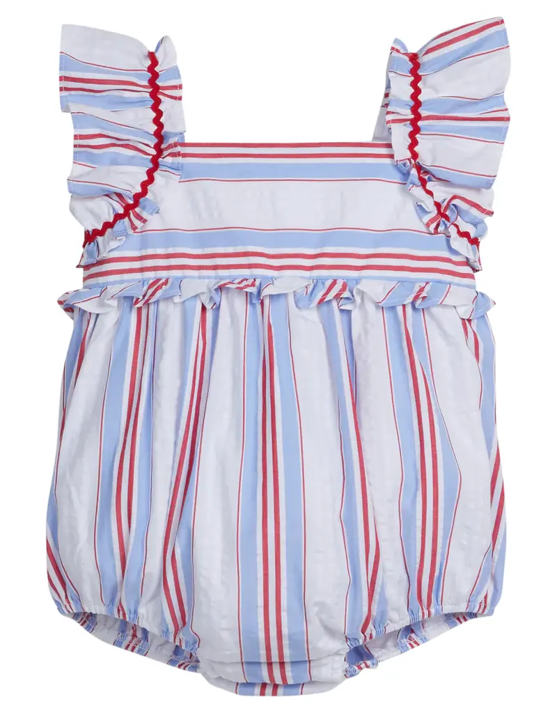 Little English Rollins Bubble Americana Stripe