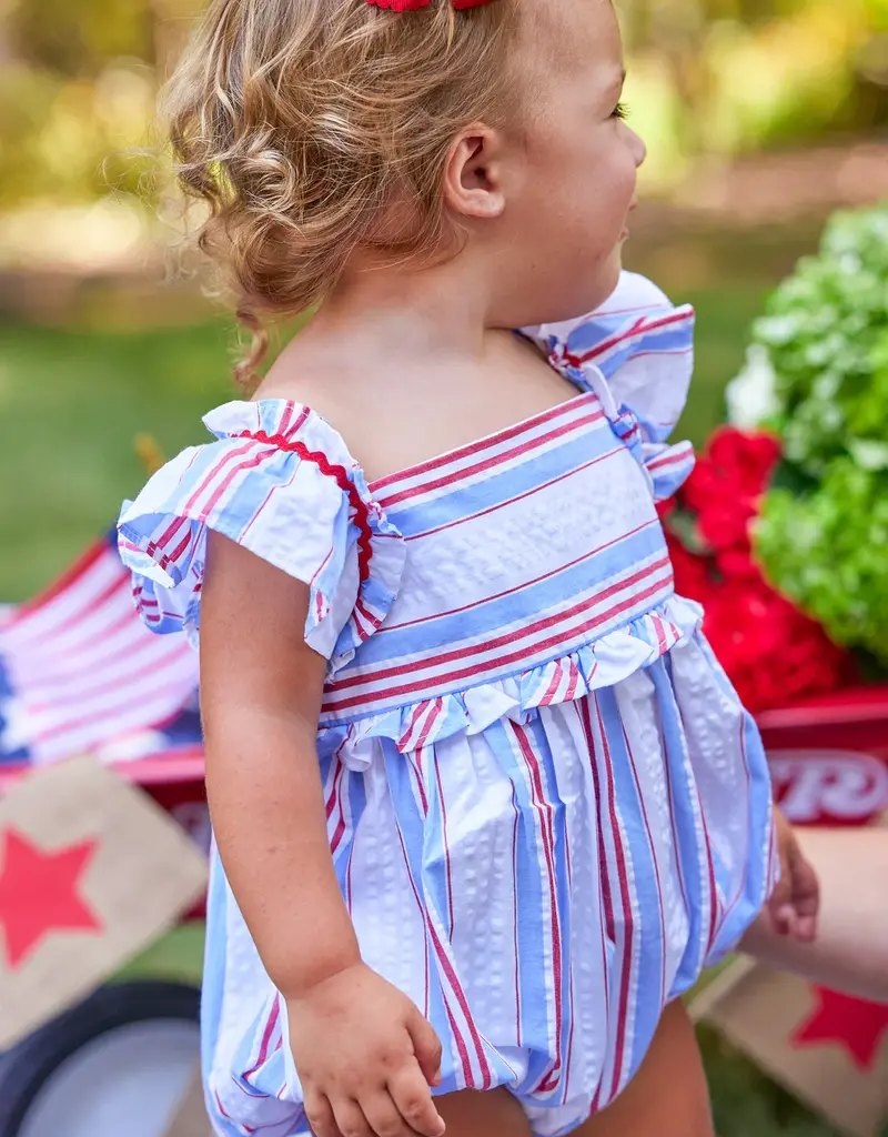 Little English Rollins Bubble Americana Stripe