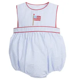 Little English Embroidered Apron Bubble Flag