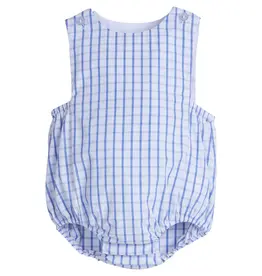 Little English SALE Louis Sunsuit Royal Windowpane