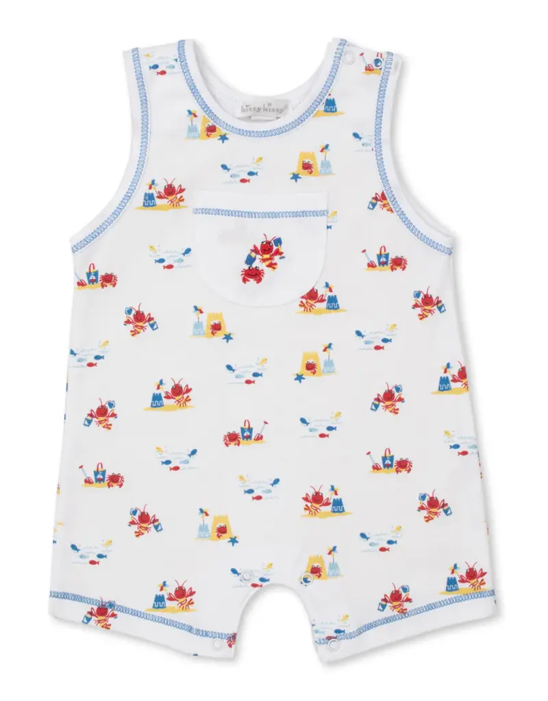 Kissy Kissy Lobsters Sandy Smiles Sleeveless Playsuit