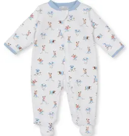 Kissy Kissy Playground Pups Footie w/Zipper