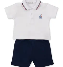 Kissy Kissy Bermuda Shirt Set Seas the Day