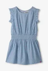Hatley Kids bright spot chambray woven play dress
