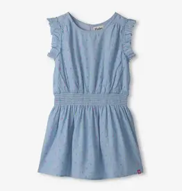 Hatley Kids bright spot chambray woven play dress
