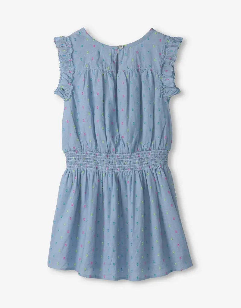 Hatley Kids bright spot chambray woven play dress