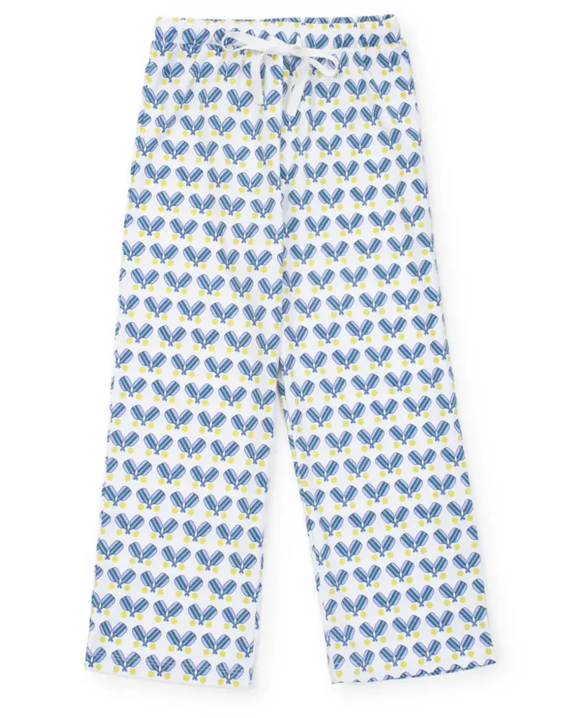Lila + Hayes BECKETT HANGOUT PANT PICKLEBALL BLUE