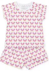 Lila + Hayes EMERY SHORT SET PICKLEBALL PINK