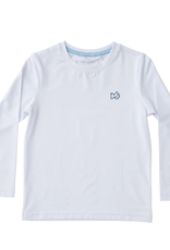 Prodoh Pro Performance L/S Fishing T Bright White American Flag