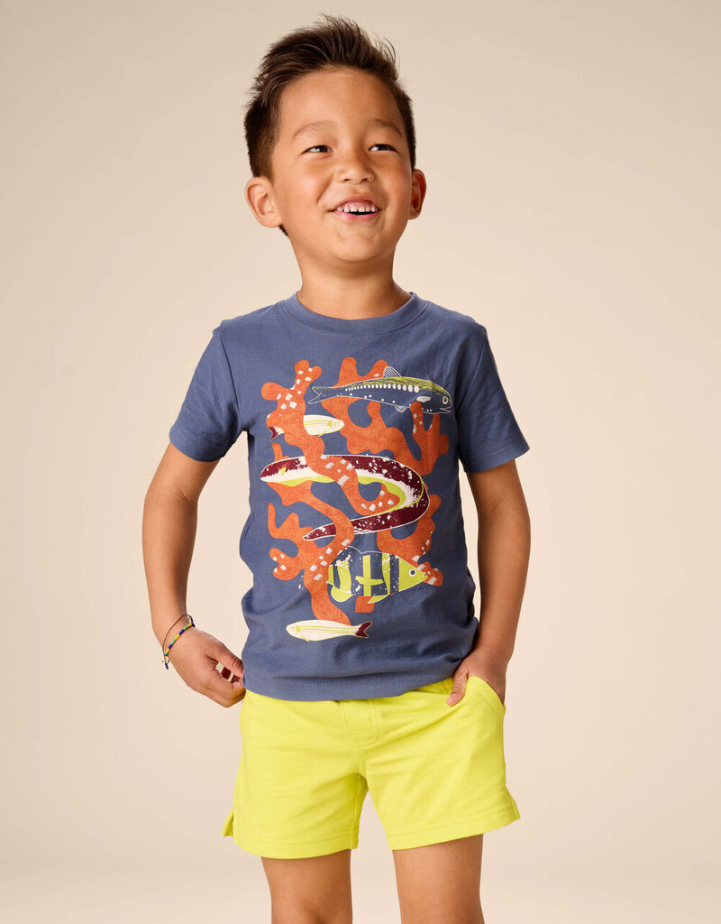Tea Collection Coral Reef Friends Graphic Tee Triumph