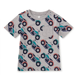 Tea Collection Printed Pocket Tee Motocicleta