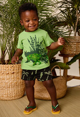 Tea Collection Printed Knit Shortie Lightning Palms