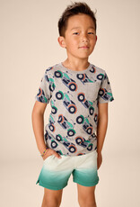 Tea Collection Dip Dye Knit Shortie Rainforest