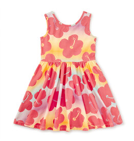Tea Collection Sleeveless Ballet Dress / Rainbow Hibiscus