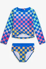 Appaman Oceana Rash Guard Set Checkerboard
